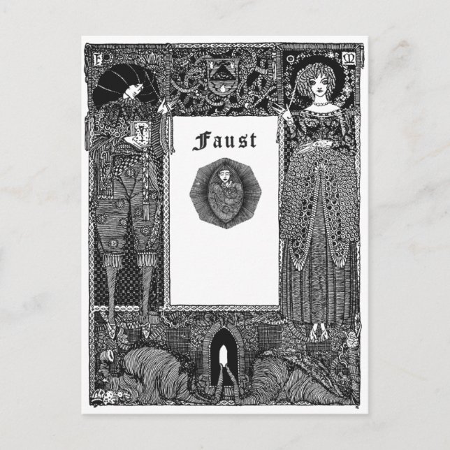 Faust 001 vykort (Framsida)