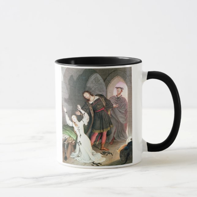 Faust 1828 (bläck och w/c) mugg (Höger)