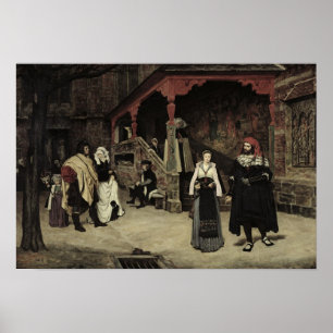 Faust and Marguerite, 1860 Poster