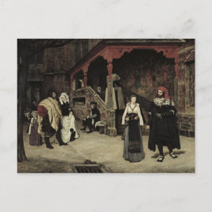 Faust and Marguerite, 1860 Vykort
