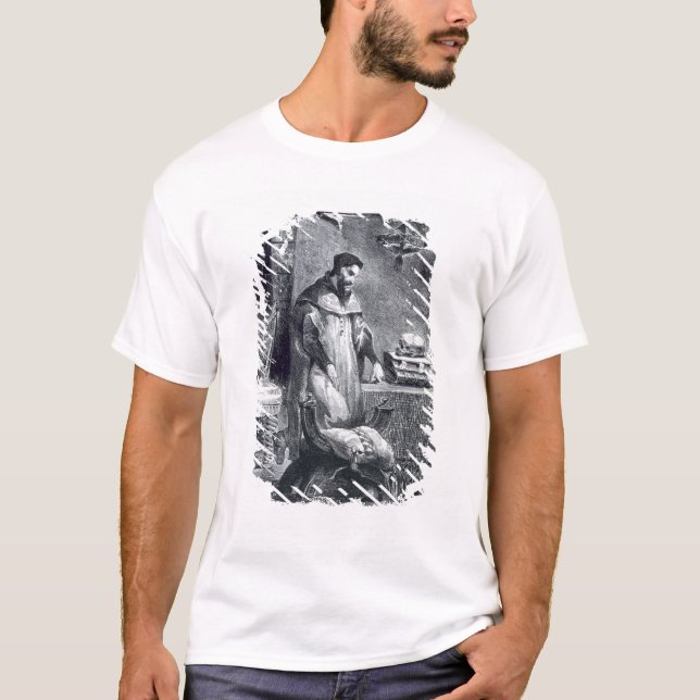 Faust i hans studie, från Goethes Faust, 1828, (il T Shirt (Framsida)