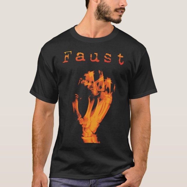 Faust Krautrock Band Classic T-Shirt (Framsida)