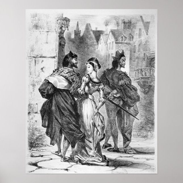 Faust Meeting Marguerite Poster (Framsidan)