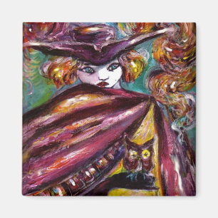 FAUST/Mysterik mask med tricorn och Uggla Magnet