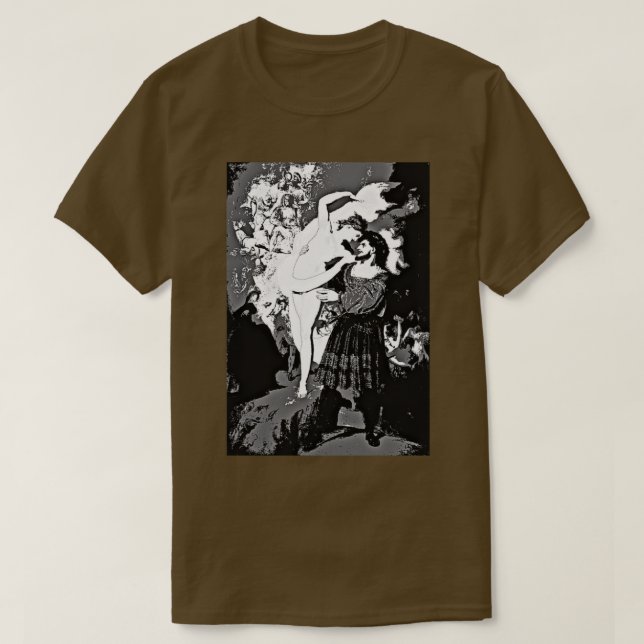 Faust och Lilith Goth ver 2 T Shirt (Design framsida)