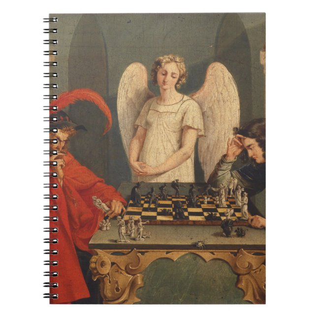 Faust och Mephistopheles spelar schess Anteckningsbok (Framsidan)