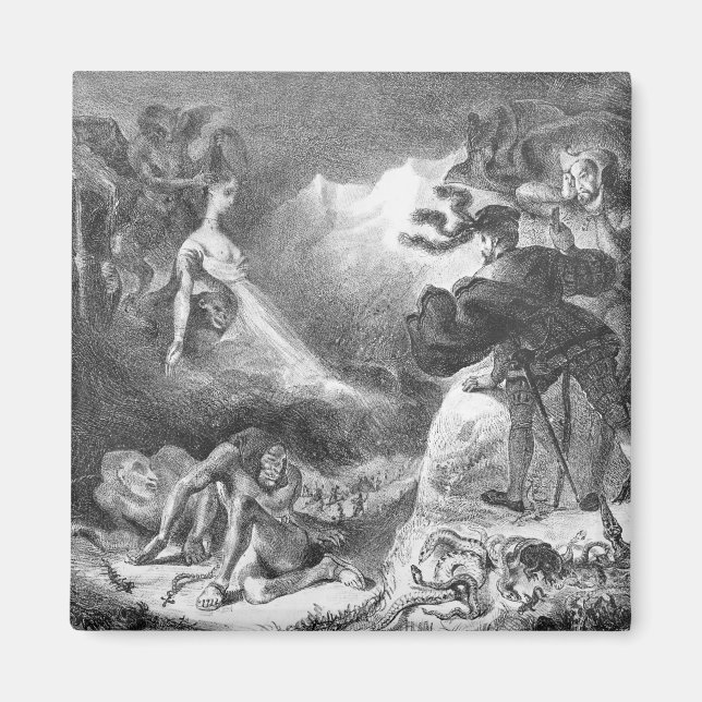 Faust och Mephistopheles vid Witches' Magnet (Framsidan)