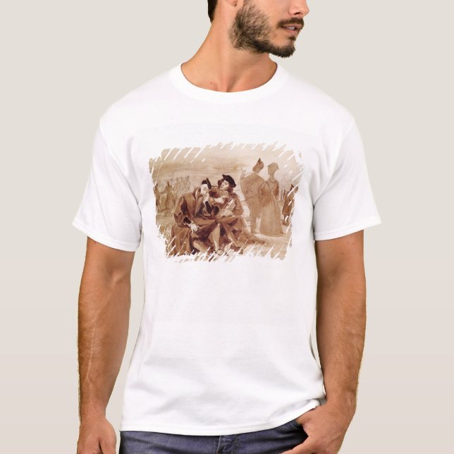 Faust och Wagner i konversation in T Shirt (Framsida)