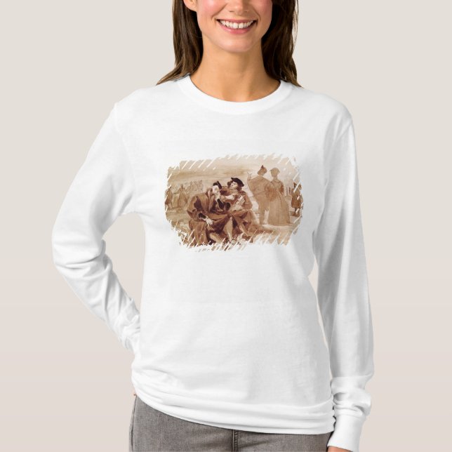 Faust och Wagner i konversation in Tee Shirt (Framsida)