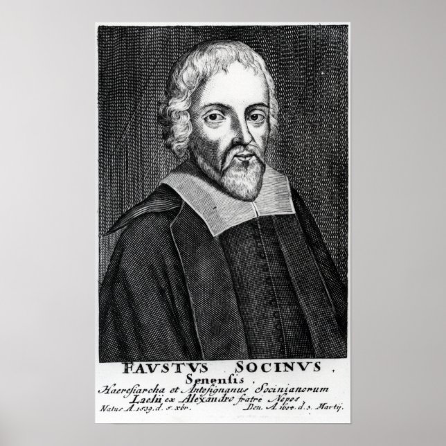 Fausto Sozzini Poster (Framsidan)