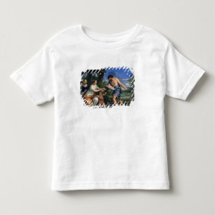 Faustulus som anförtror Romulus och Remus T-shirt