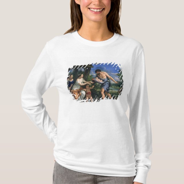 Faustulus som anförtror Romulus och Remus Tröja (Framsida)