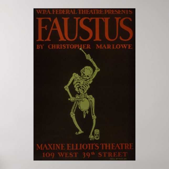 Faustus Poster (Framsidan)