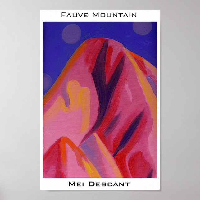 Fauve Mountain Poster (Framsidan)