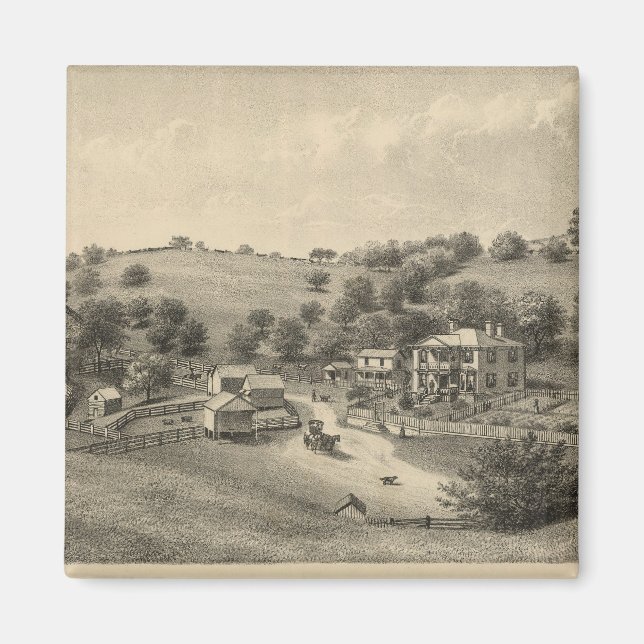 Fauver-bosättning Magnet (Framsidan)