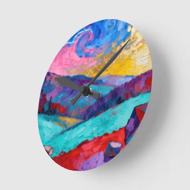 Fauvism Rund Klocka (Vinkel)