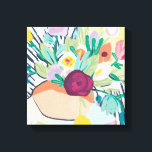 Fauvist Blommigt II Canvastryck<br><div class="desc">Fauvist Blommigt II senast i juni Erica Vess. Har en fullt i vas av ljusa blommor och grön.| 161970FN</div>