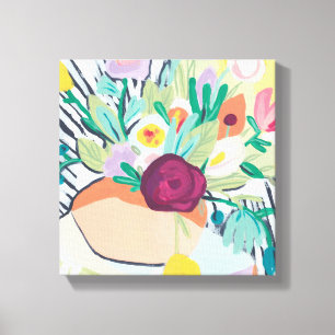 Fauvist Blommigt II Canvastryck