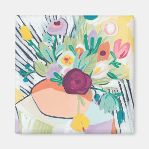 Fauvist Blommigt II Magnet