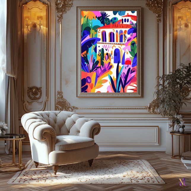 Fauvist Stil i Fauvist Canvastryck (Skapare uppladdad)