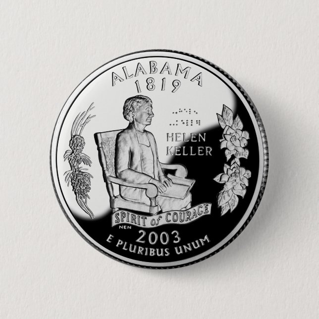 Faux Alabama State Quarter Spirit of Courage Knapp (Framsida)