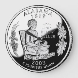 Faux Alabama State Quarter Spirit of Courage Stor Klocka