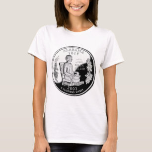 Faux Alabama State Quarter Spirit of Courage Tee Shirt