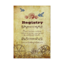 Faux Antique Guld Victorian Steampunk Bröllop