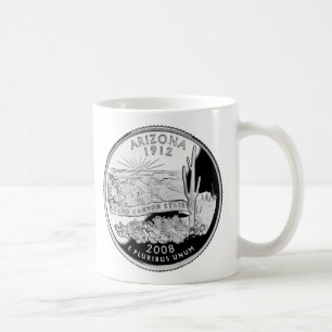 Faux Arizona State Quarter Grand Canyon State Kaffemugg