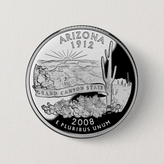 Faux Arizona State Quarter Grand Canyon State Knapp (Framsida)
