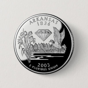 Faux Arkansas State Quarter Crater of Diamonds Knapp