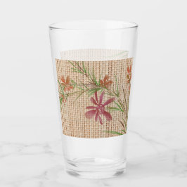 Faux Bamboo Mat Original Art Glass Glaskopp