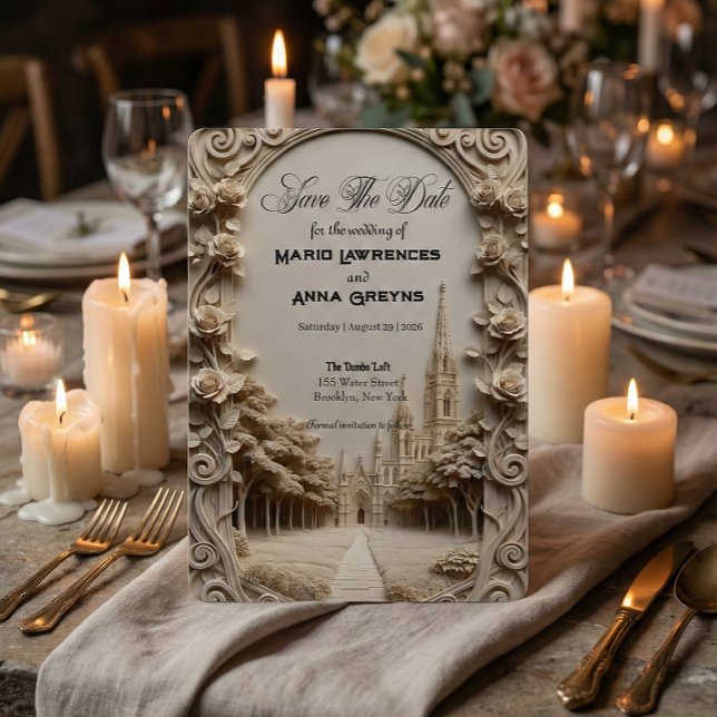 Faux Bas-Relief Carved Floral Archway Spara Datumet (Skapare uppladdad)