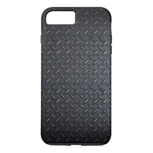 Faux Black Diamond Plate Lakan Metall