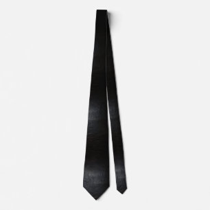 Faux Black Distress Leather Slips
