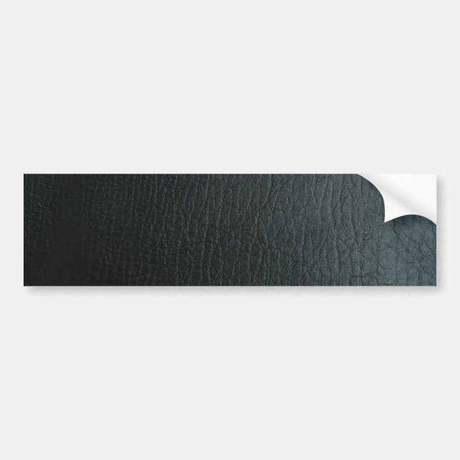 Faux Black Leather Struktur Bildekal (Framsidan)
