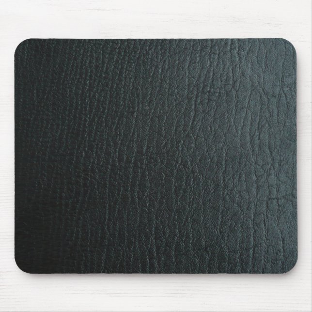 Faux Black Leather Struktur Musmatta (Framsidan)