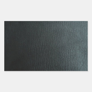 Faux Black Leather Struktur Rektangulärt Klistermärke