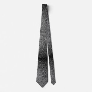 Faux Black Leather Tie Slips