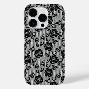 Faux Black Snöre Ro Fishnet iphone case