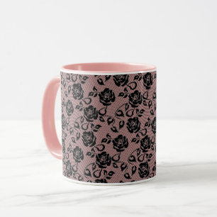 Faux Black Snöre Ro fiskekaffe Mugg Gift