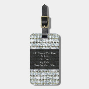 Faux Bling Bagagebricka