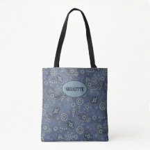 Faux Blue Suede och Western Blue Paisley