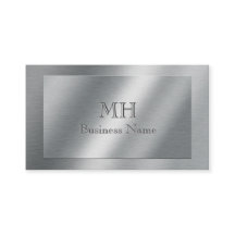 Faux Borstad Metall - Monogramm