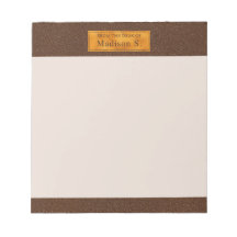 Faux Brown Leather Texture With Gold Foil Banner