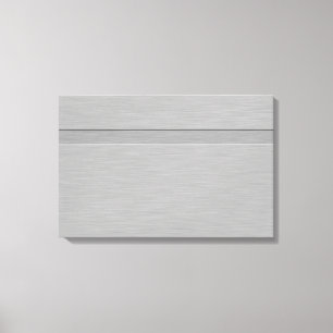 Faux Brushed Metall med Groove Canvastryck