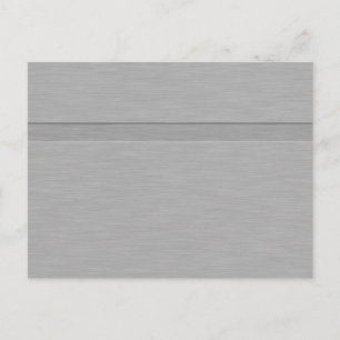 Faux Brushed Metall med Groove Vykort