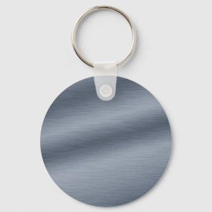 Faux Brushed Steel Background Nyckelring