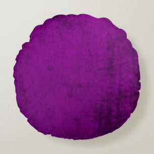 Faux Burst of Lila Velvet Rund Kudde