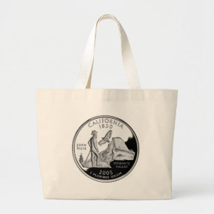 Faux California State Quarter Yosemite Valley Muir Jumbo Tygkasse